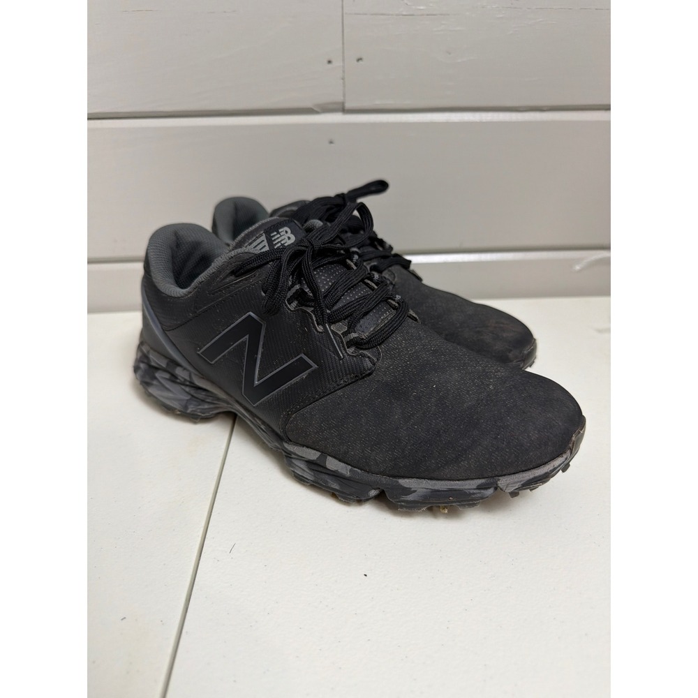 New Balance Mens Golf Shoes 9.5 Black NBG2007BM Spiked Camo Midsole